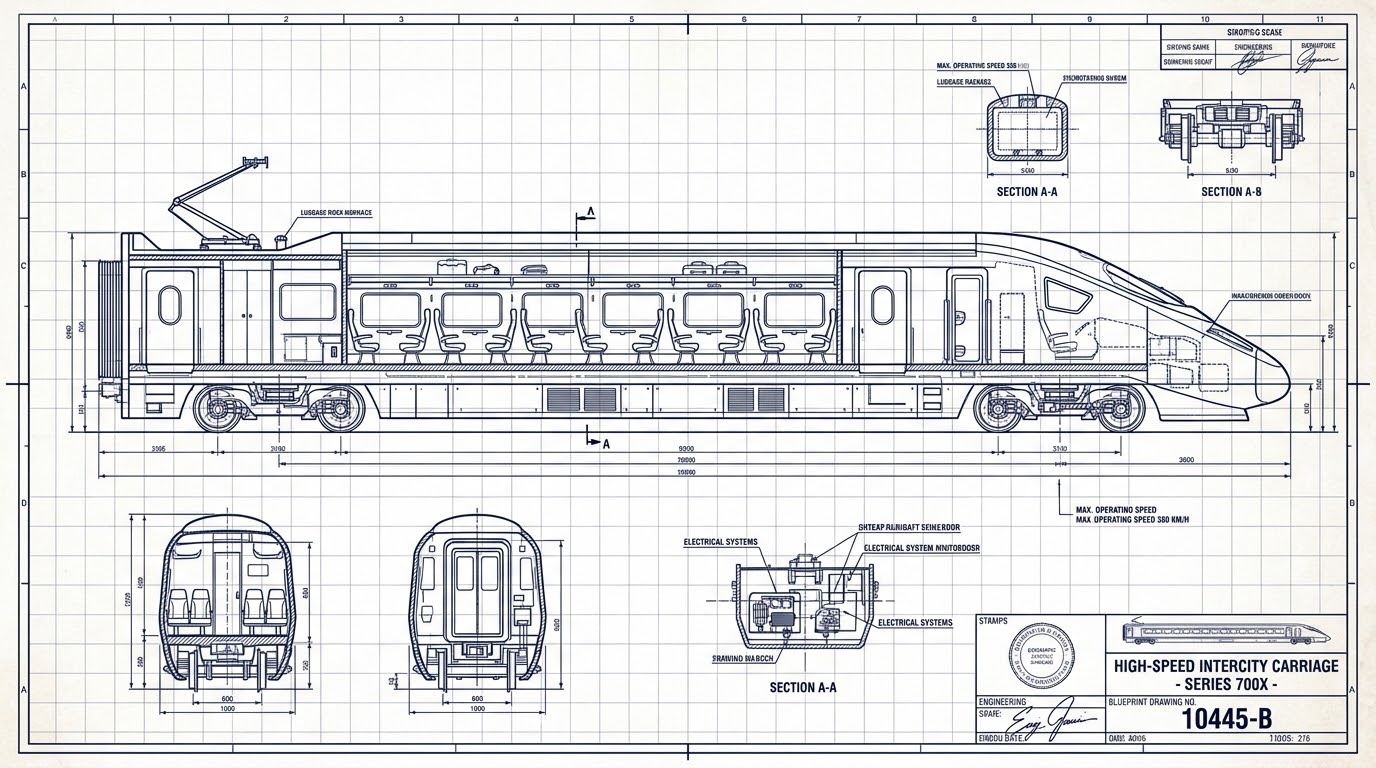 High-Speed Intercity Carriage Technical Blueprint — Vardaan Systems Integration